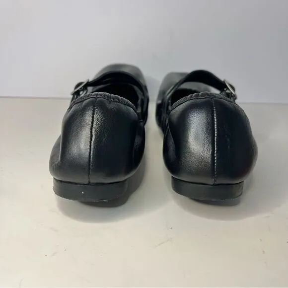 Free People Gemini Ballet Flats in Black Size 8 New In Box