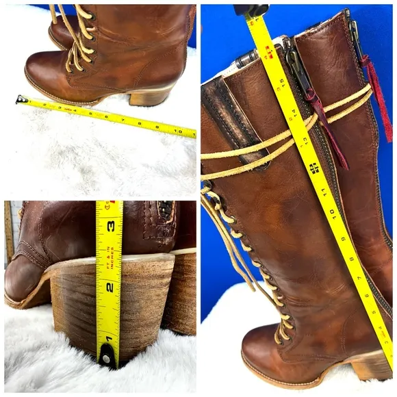 •|•FREEBIRD🦅 BY STEVEN•| Grany / Granny Lace Up Fully Adjustable Boots Size 7