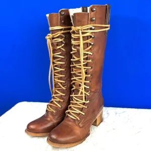 •|•FREEBIRD🦅 BY STEVEN•| Grany / Granny Lace Up Fully Adjustable Boots Size 7