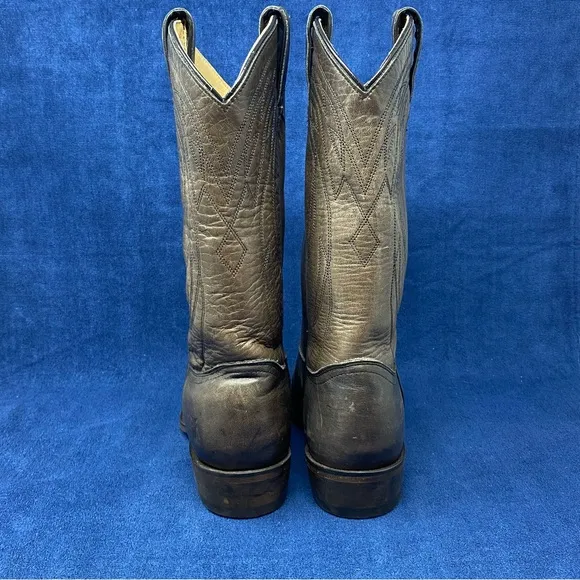 Frye Billy Women Size 8.5B Pull On Cowboy Western Boot Brown Leather 364567