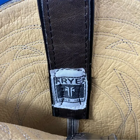 Frye Billy Women Size 8.5B Pull On Cowboy Western Boot Brown Leather 364567