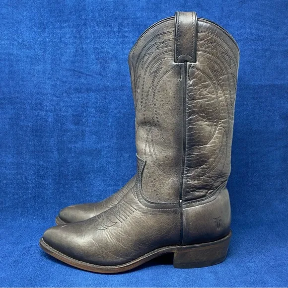 Frye Billy Women Size 8.5B Pull On Cowboy Western Boot Brown Leather 364567