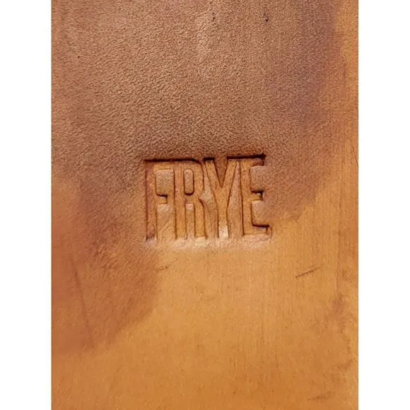 Frye Chrissy Side Ghillie Cognac Women's Dress Sandals Size 9.5