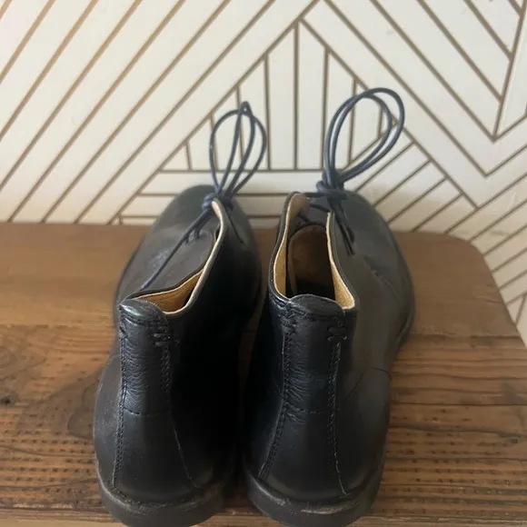 Frye Chukka Black Leather Boots