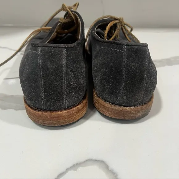Frye Men's Gray Suede oxford Lace-Up Shoes size 10 D casual dress shoes
