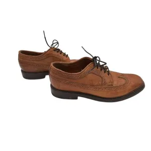 Frye Wingtip Brown Leather Brogue Shoes 3484591-CAR Lace Up Men's Size 10D