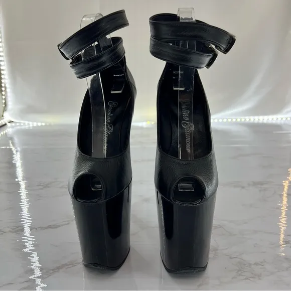 GASOLINE GLAMOUR 4” platform peep toe SHOES