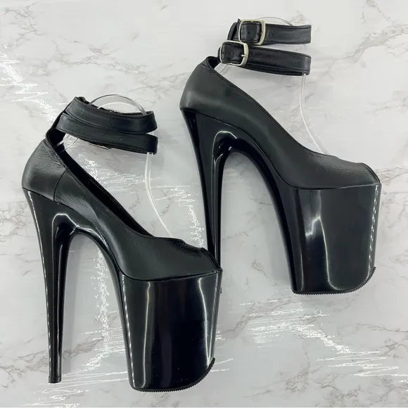 GASOLINE GLAMOUR 4” platform peep toe SHOES