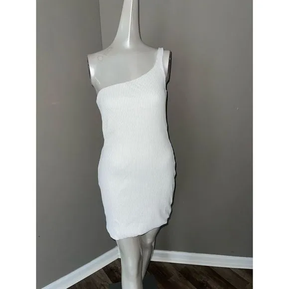 GAUGE81 Erla one-shoulder ribbed-knit mini dress