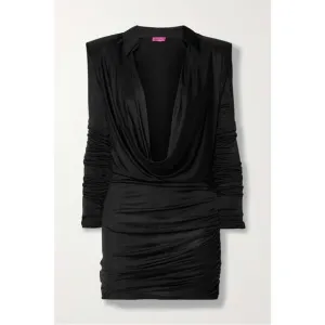 GAUGE81 Utena draped stretch-jersey mini dress