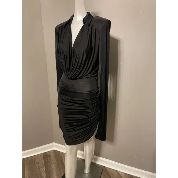 GAUGE81 Utena draped stretch-jersey mini dress