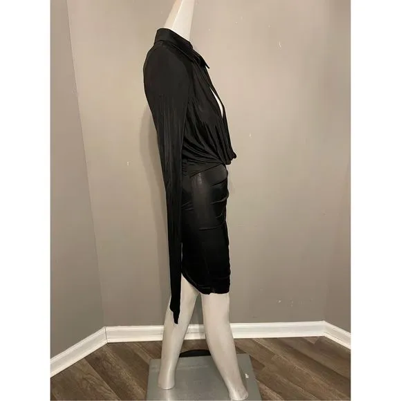 GAUGE81 Utena draped stretch-jersey mini dress