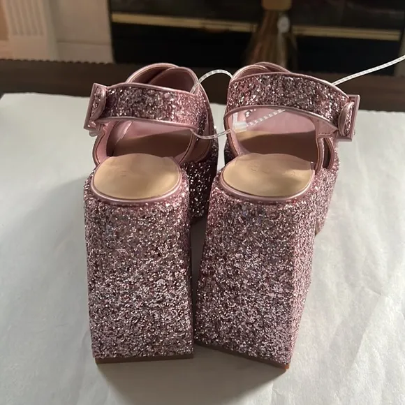 GB Friday-Nite Glitter Platform Dress Sandals