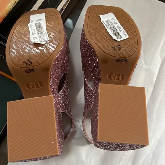 GB Friday-Nite Glitter Platform Dress Sandals