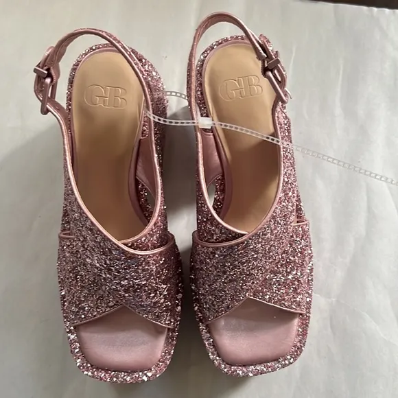 GB Friday-Nite Glitter Platform Dress Sandals