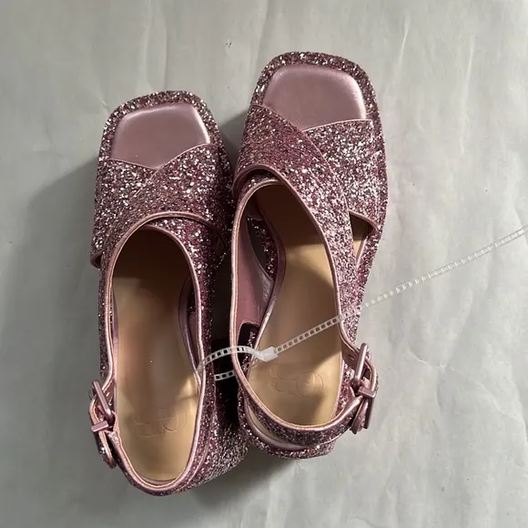 GB Friday-Nite Glitter Platform Dress Sandals