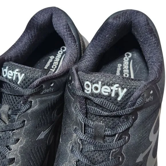 GDEFY Mighty Walk Athletic Shoes Mens Size 10.5 Black Lace Up