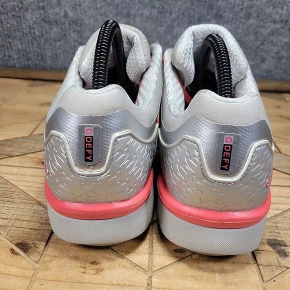 Gdefy Women's Gravity Defyer Veroshock III  Sz 9 Silver Pink Athletic Shoes