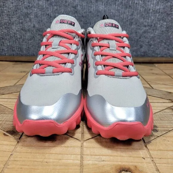 Gdefy Women's Gravity Defyer Veroshock III  Sz 9 Silver Pink Athletic Shoes