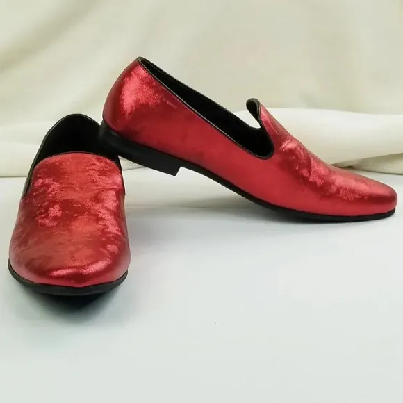 Giorgio Brutini 10M Red Slip On Men's  Loafers
