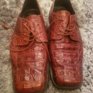 Giorgio Brutini Private Collection Alligator Print Dress Shoes Men's Size 12M
