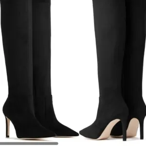 Good American Knee High Boots