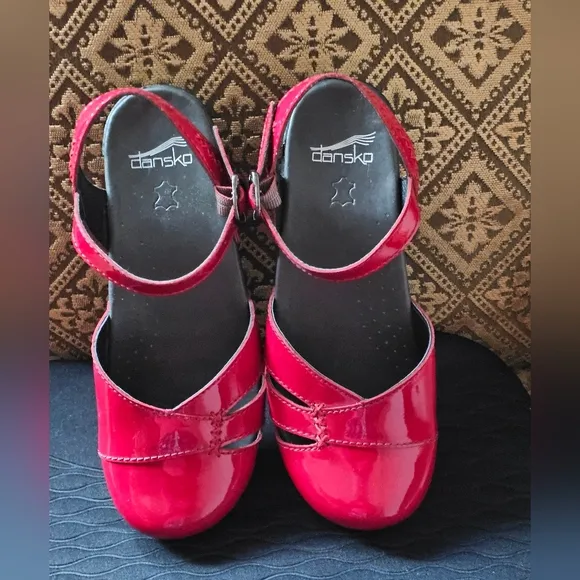 Gorgeous - Dansko Women's Red Mary Jane Shoes