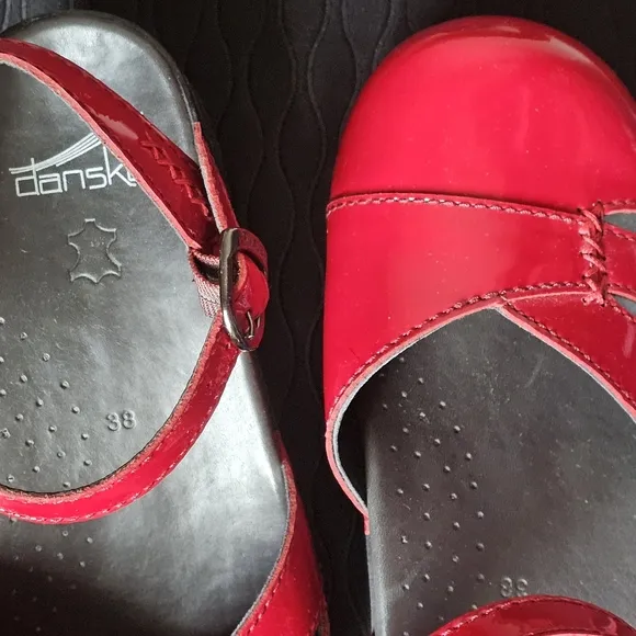 Gorgeous - Dansko Women's Red Mary Jane Shoes