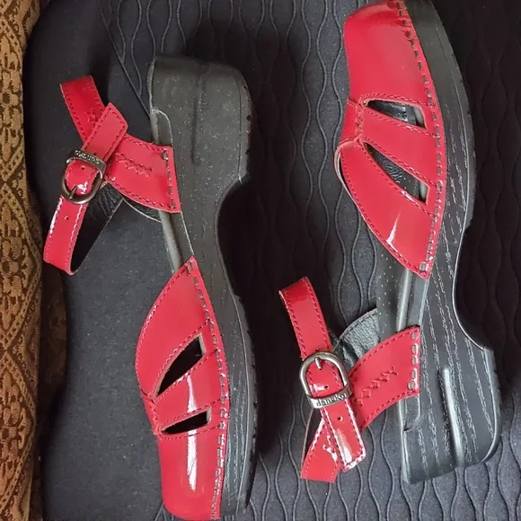 Gorgeous - Dansko Women's Red Mary Jane Shoes