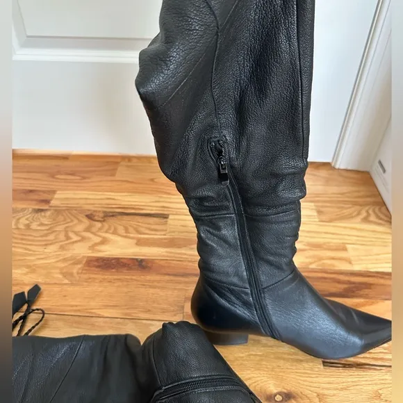 Gorgeous Leather Over The Knee Boots