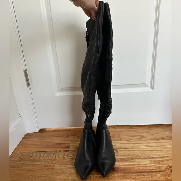 Gorgeous Leather Over The Knee Boots