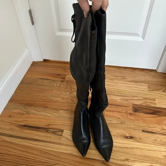 Gorgeous Leather Over The Knee Boots