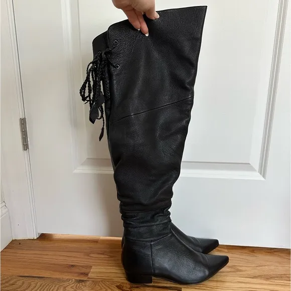 Gorgeous Leather Over The Knee Boots