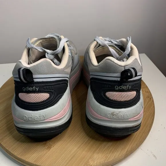 Gravity Defyer Gdefy Ion Womens Size 9.5 Athletic Shoes Gray Pink TB9022FGP-W