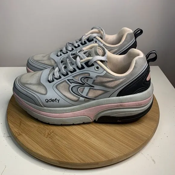 Gravity Defyer Gdefy Ion Womens Size 9.5 Athletic Shoes Gray Pink TB9022FGP-W