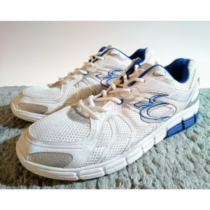 Gravity Defyer GDefy Super Walk Athletic Shoes White &amp; Blue TB9004MWS Mens 15 M