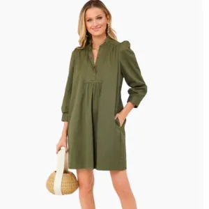 Green Claiborne Dress POMANDER PLACE