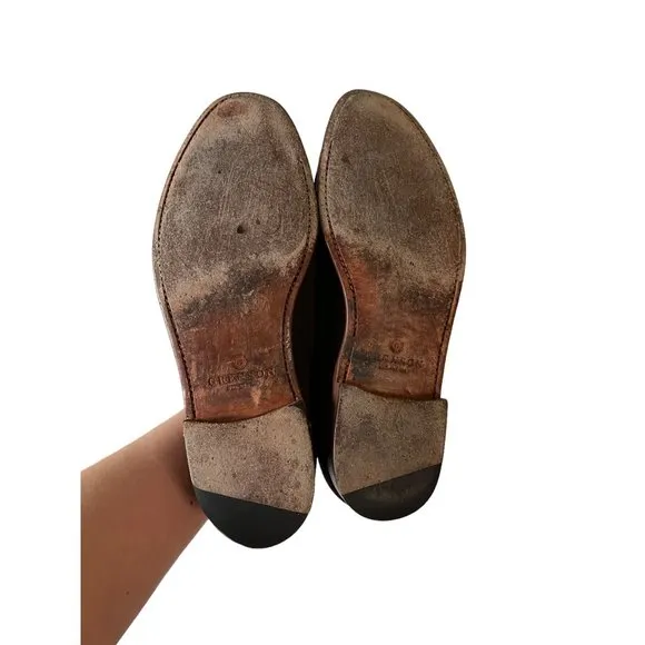 Grenson Men's Brown Suede Business Dress Shoes
