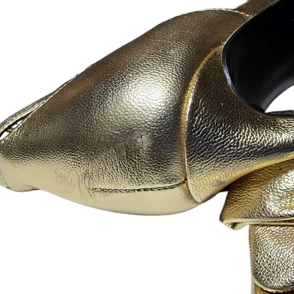 Guess Women's Sancia Gold Bow Dress Sandals