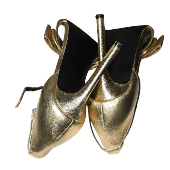 Guess Women's Sancia Gold Bow Dress Sandals
