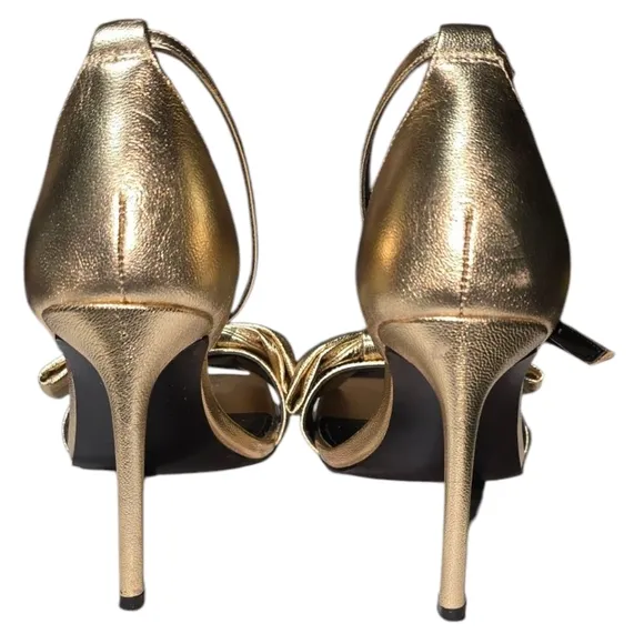 Guess Women's Sancia Gold Bow Dress Sandals