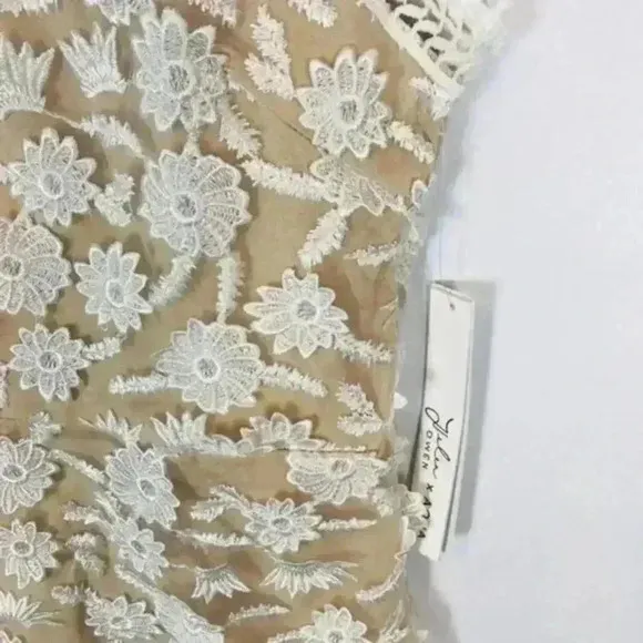 Helen Owen x AQUA Embroidered Sheath Dress XS