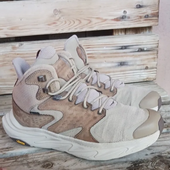 Hoka Anacapa 2 Sand and Taupe Athletic Shoes