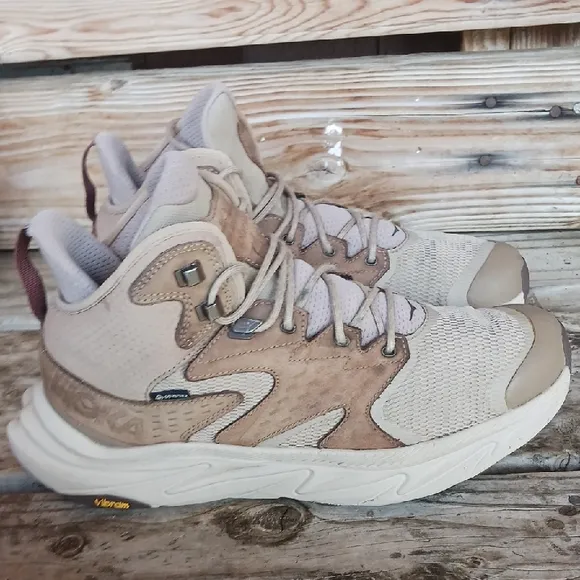 Hoka Anacapa 2 Sand and Taupe Athletic Shoes