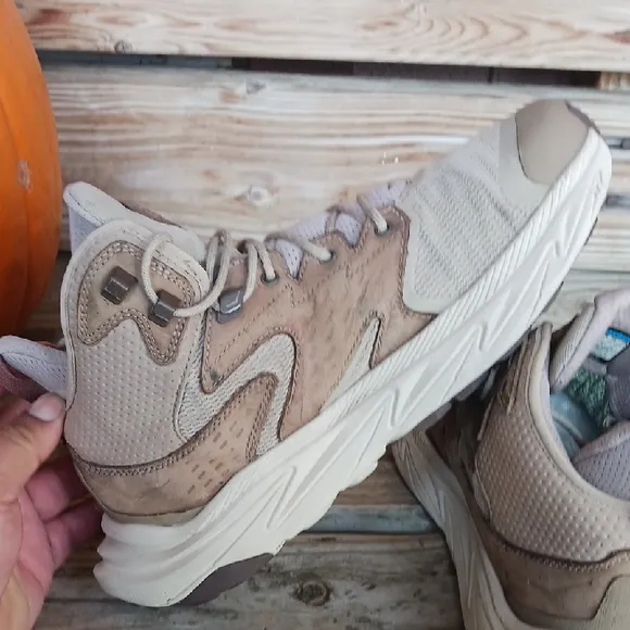 Hoka Anacapa 2 Sand and Taupe Athletic Shoes