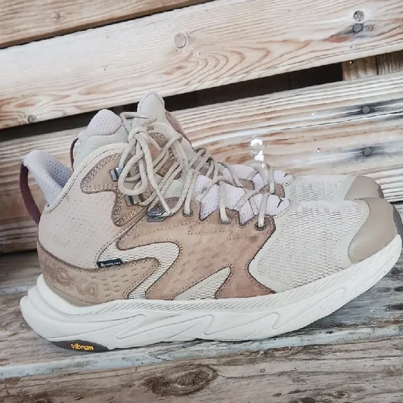 Hoka Anacapa 2 Sand and Taupe Athletic Shoes