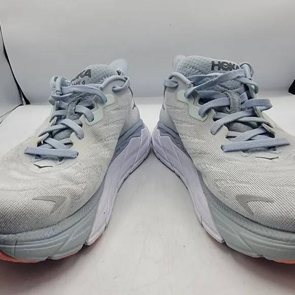 Hoka One One Arahi 6 Womens 7.5B Plein Air Blue Fog Shoes Athletic 1123195 PABF