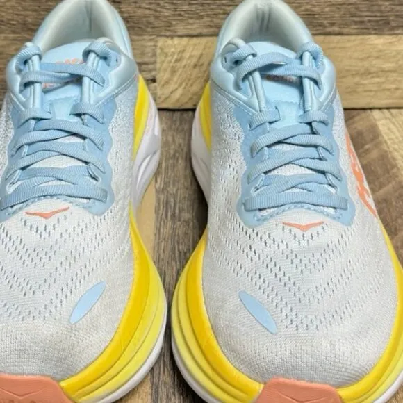 Hoka One One Bondi 8 Athletic Running Sneakers Size 9B Women’s