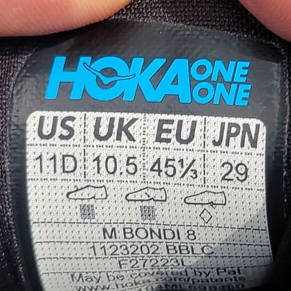 Hoka One One Bondi 8 - Men's Running Shoes - Size 11D