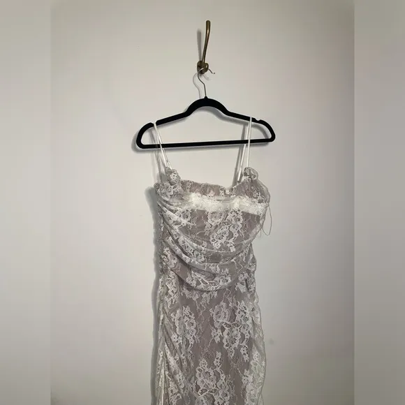 House of Cb Artemis Vintage Cream LaceMaxi Dress